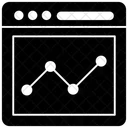Analisis De Negocios Grafico De Finanzas Analisis De Graficos Icono