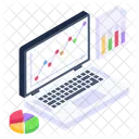 Estadisticas Web Infografia Web Datos En Linea Icon