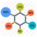 Infografia Moderna Representacion Grafica Visualizacion De Datos Icono