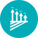 Grafico Crescimento Barra 아이콘