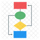 Infografico De Fluxo De Trabalho Infografico De Fluxograma Infografico De Negocios Ícone