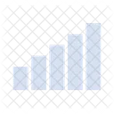 Infográfico de gráfico de barras  Ícone