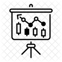 Infograficos Candlestick Grafico Ícone