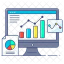 Visuelle Datendarstellung Infografik Analytische Infografik Symbol