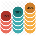 Infografik Balken Analysen Symbol