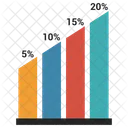 Infografik Balken Analysen Symbol