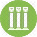 Balken Geschaft Diagramm Icon