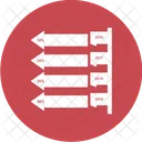 Balken Diagramm Vierzig Symbol