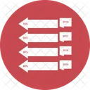 Geschaft Diagramm Infografik Icon