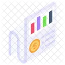 Datenanalyse Infografik Bericht Statistiken Symbol