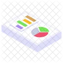 Datenanalyse Infografik Statistikbericht Symbol