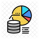 Infografik Datenbank Visualisierung Digital Symbol