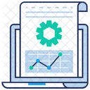 Infografik Management Berichterstattung Geschaftsanalyse Icon