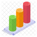 Infografiken Balkendiagramm Balkengraph Symbol