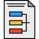 Infographic Graph Report Icon