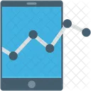 Infographic Line Graph Icon