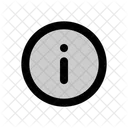 Informacao Do Circulo Ícone