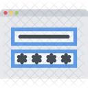 Contrasena Protegido Datos Icono