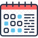 Informacion Del Evento Calendario Programacion Icono