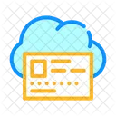 Información de la nube  Icono