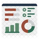 Herramientas De Generacion De Informes Tendencias Del Mercado Modelado De Datos Icono