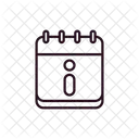 Informações do calendário  Ícone