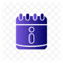 Informações do calendário  Ícone