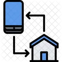 Informações de casa inteligente  Ícone