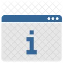 Informacoes Dados Interface Do Usuario Icon