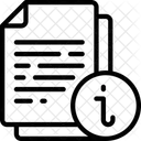 Informacoes Do Documento Informacoes Nota Ícone