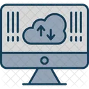 Nube Red Almacenamiento Icono