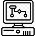 Analytik Computer Wissenschaft Symbol