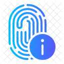 Information Finger Scanner Biometrics Icon