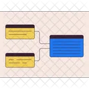 Information blocks scheme  Icon