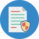 Informations Confidentielles Protection Des Documents Cryptage Icône