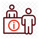 Information Desk Reception Front Desk Icon