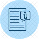 Information Contact Inquiry Icon