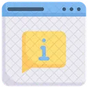 Information In Web  Icon