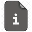 Information Info File Icon