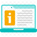 Information laptop  Icon