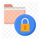 Information Privacy Folder Lock Security Icon