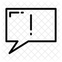 Information rectangle chatbox  Icon