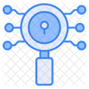 Information Research Searching Security Magnifying Glass Icon