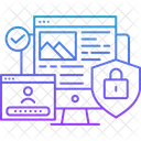 Cyber Crimes Cyber Security Information Security Icon
