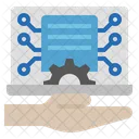 Information Technology System Service  Icon