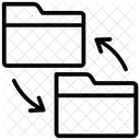 Ordner Daten Teilen Symbol