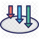 Informationsabruf Uber Pfeile Symbol