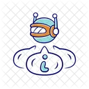 Informativ Bot Roboter Icon