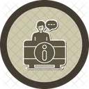 Informationsschalter Infocenter Helpdesk Icon