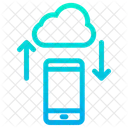 Telephone Mobile Cloud Icon